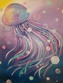 The image for Wednesday $35: Reservations Required: Jellyfish! Add glitter!