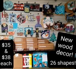 The image for Monday: WOOD DECOR! Reservations Required: Click for prices & details!