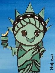 The image for Noon Kids Class! Saturday $25: Reservations Required: NEW! Statue of Liberty!