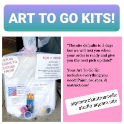 The image for ART TO GO KITS! Click here for the link to order!